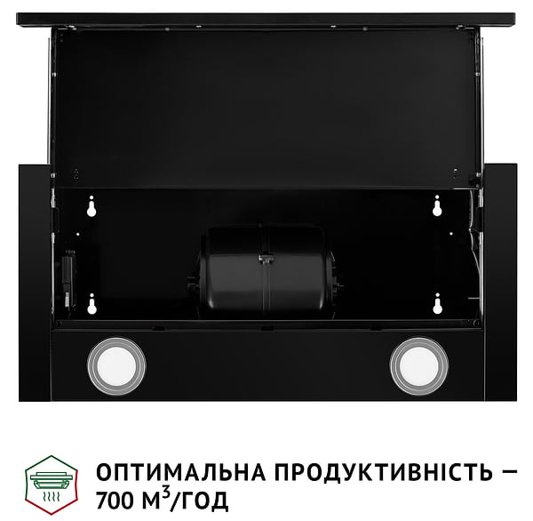 Фото - Витяжка вбудована Perfelli TL 6212 Full BL 700 LED