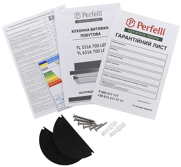 Фото - Витяжка вбудована Perfelli TL 6316 WH 700 LED