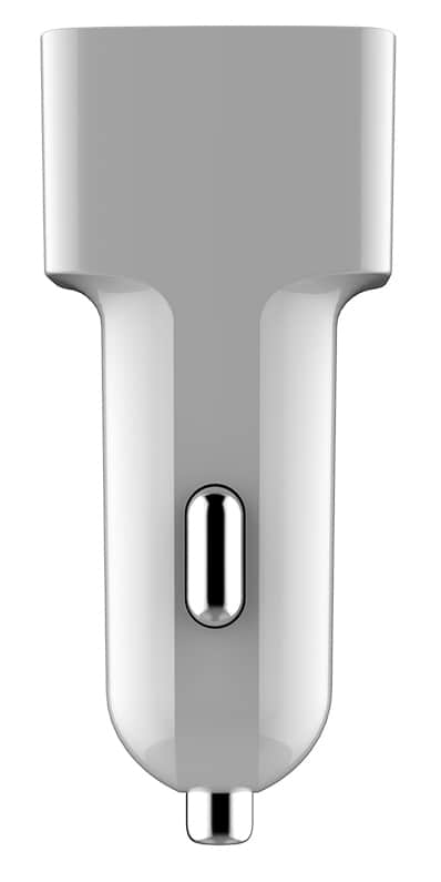 Фото - Автомобільний зарядний пристрій Colorway AutoID (2USB 2.4A) White (CW-CHA009-WT)