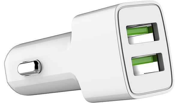 Фото - Автомобільний зарядний пристрій Colorway AutoID (2USB 2.4A) White (CW-CHA009-WT)