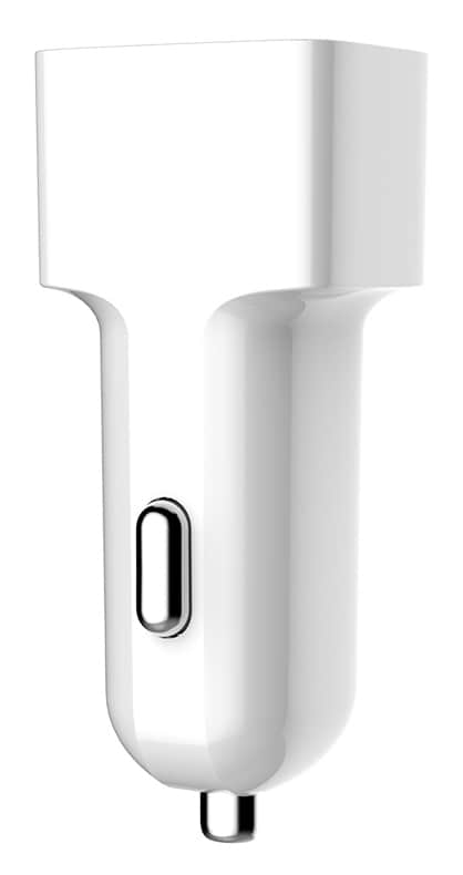 Фото - Автомобільний зарядний пристрій Colorway AutoID (2USB 2.4A) White (CW-CHA009-WT)