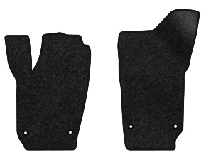 Килимки ворсові в салон авто EVAtech Premium для Volkswagen Polo (IV) 3-doors 2001-2009 4 покоління Htb EU чорний кант (VW12025A2TL4VPB)