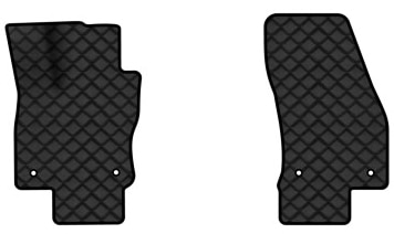 Килимки з екошкіри в салон авто передні EVAtech ECO для Tiguan Allspace 7 seats Volkswagen 2016-2020 1 покоління SUV USA VW1727AJ2AV4BBLB