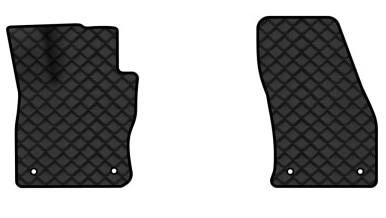 Килимки з екошкіри в салон авто передні EVAtech ECO для Tiguan Allspace 7 seats Volkswagen 2016-2020 1 покоління SUV USA VW1727AQ2AV4BBLB