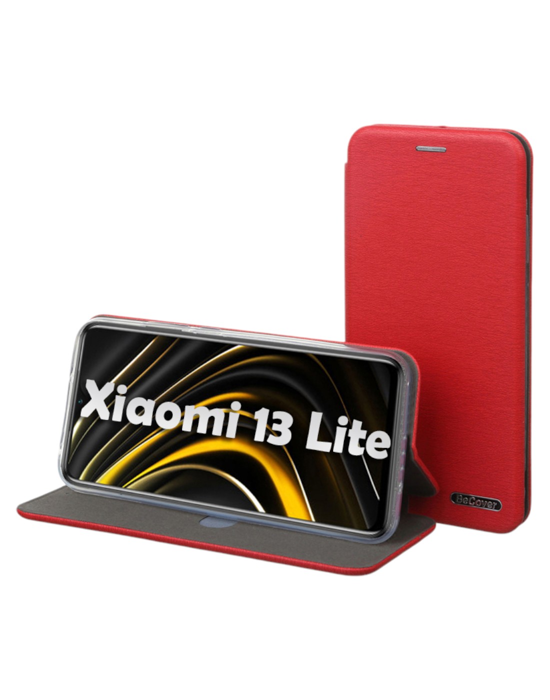 Чохол для смартфону BeCover Exclusive for Xiaomi 13 Lite Burgundy Red (709050) - Фото 1