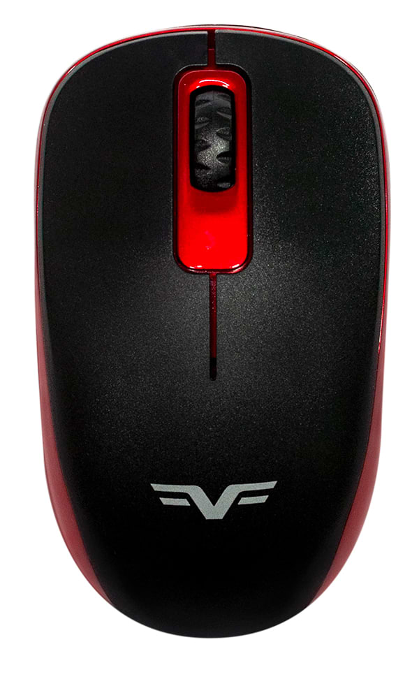 Мышь беспроводная Frime FWMO-220ВR Black/Red - Фото 1