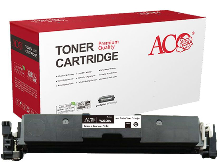 Картридж для лазерных принтеров/МФУ ACO аналог HP W2300A (HP 230A) для HP Color LaserJet Pro 4203 MFP 4303 Black без чипа (ACO-W2300ANC)