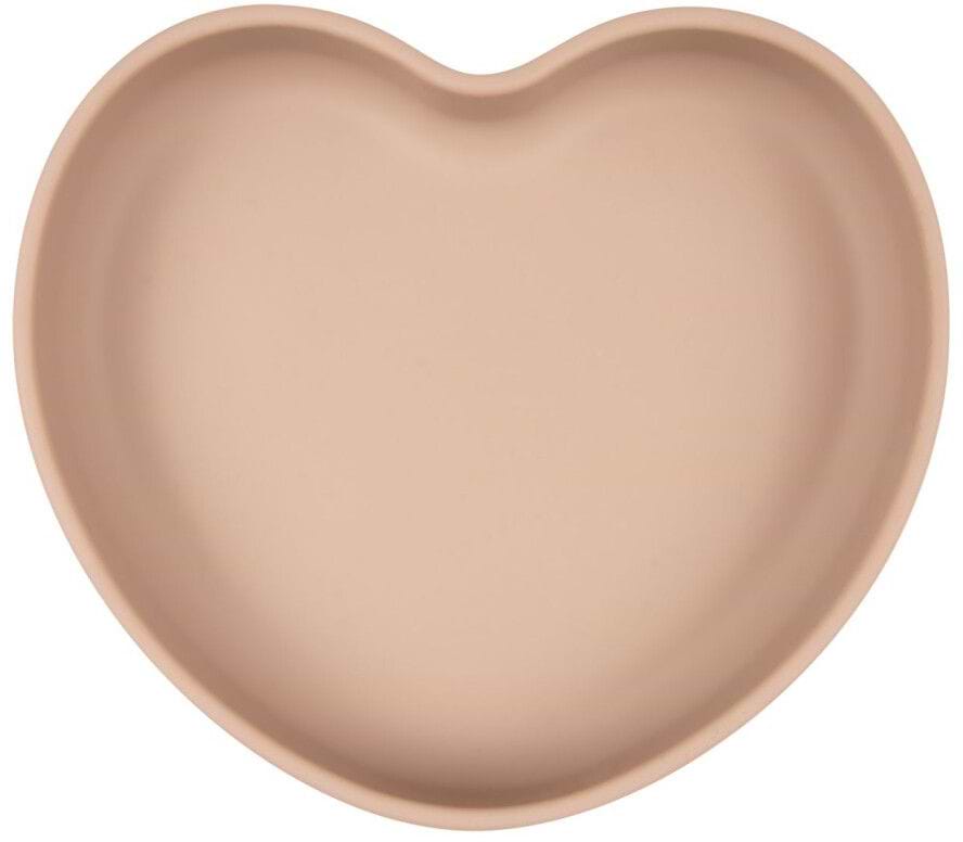 Тарелка для малыша Canpol babies Сердце - бежевая (80/309_bei)