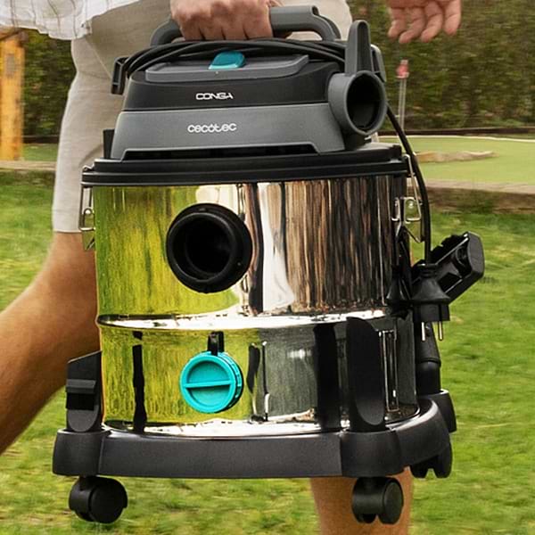 Фото - Пылесос для сухой уборки без мешка Cecotec Conga Rockstar Wet & Dry Steel Max (CCTC-08114)