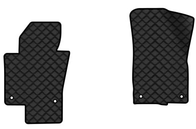 Коврики из экокожи в салон авто передние EVAtech для Passat (B6) (with armrest) Volkswagen 2005-2010 6 поколение Sedan EU (VW31277AW2TL4BBB)