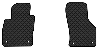 Коврики из экокожи в салон авто передние EVAtech ECO для Passat (B8) Volkswagen 2014-2023 8 поколение Combi EU VW31151AS2AV4BBB