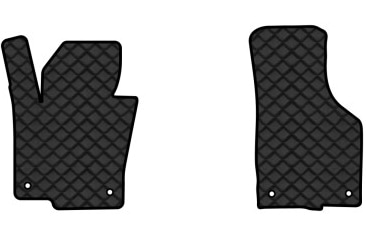 Коврики из экокожи в салон авто передние EVAtech для Passat (B6) (with armrest) Volkswagen 2005-2010 6 поколение Sedan EU VW31277AR2TL4BBB