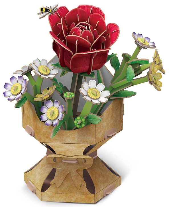 Фото - 3D пазли Cubic Fun Букет квітів "Троянда" (W3301h)