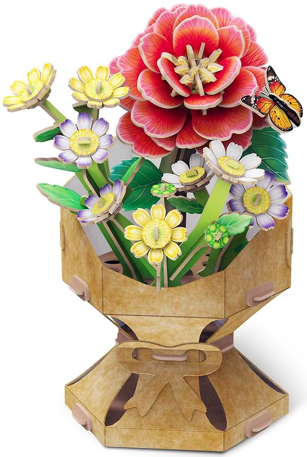 Фото - 3D пазлы Cubic Fun Букет цветов "Камелия" (W3302h)