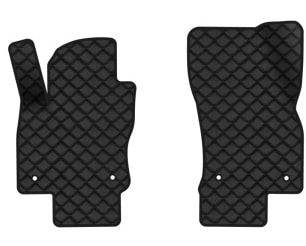 Килимки з екошкіри в салон авто передні EVAtech для Tiguan (Mk 2) Restyling Volkswagen 2020 2 покоління SUV EU (VW41380AA2AV4BBB)