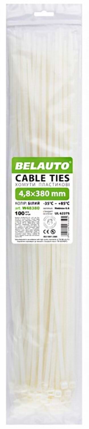 Набор хомутов BelAuto 4.8x380 (W48380)
