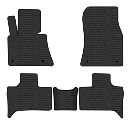 Фото - EVA коврики в салон авто EVAtech для X5 (E53) Restyling BMW 2003-2006 1 поколение SUV EUBM12222C5BW4SGB