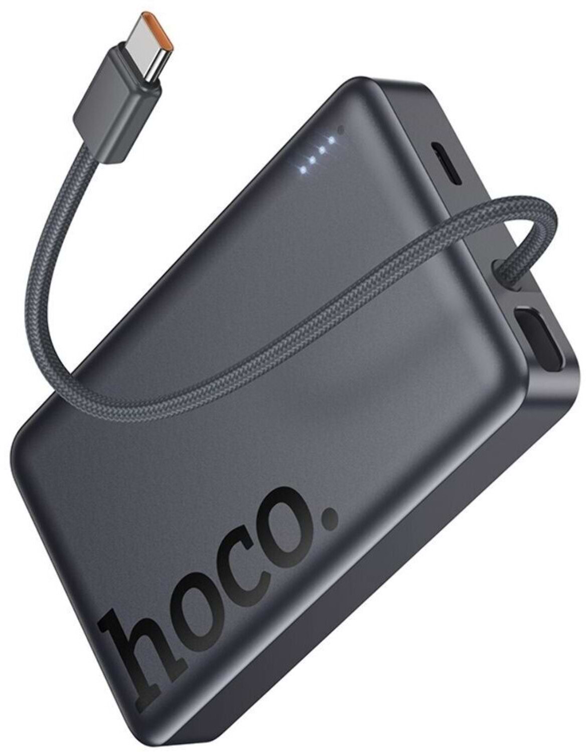 Батарея мобильная HOCO Q44 Origen Dual PD20W Magnetic +Type-C 10000 mAh Metal Gray (714983)