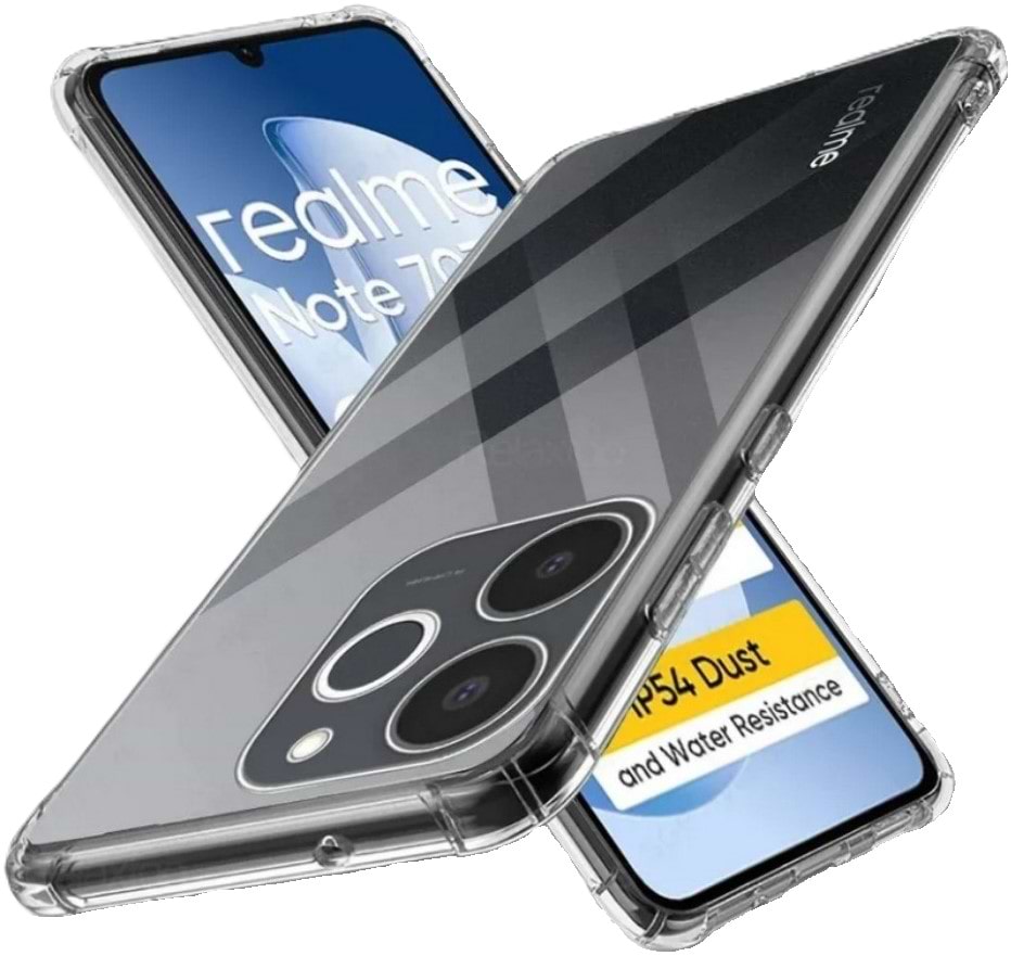 Купити Чохол для смартфона BeCover Anti-Shock for Realme Note 70 Clear (714701) - Фото 1 Чохол для смартфона BeCover Anti-Shock for Realme Note 70 Clear (714701) - Фото 1