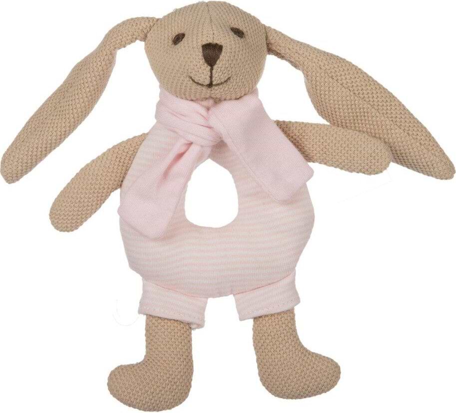 Брязкальце Canpol babies Кролик - рожева (80/201_pin) - Фото 1