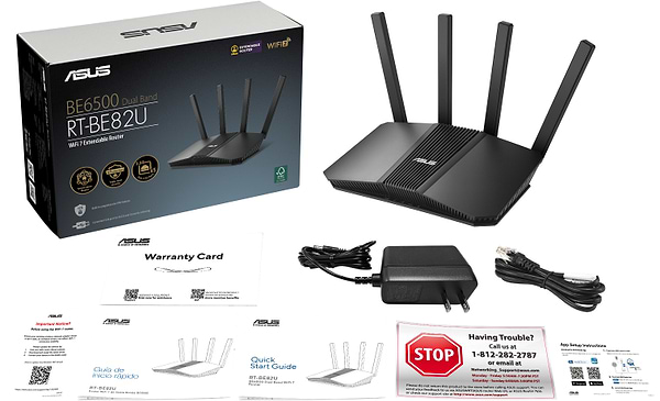Фото - Маршрутизатор интернет WiFi7 Asus RT-BE82U