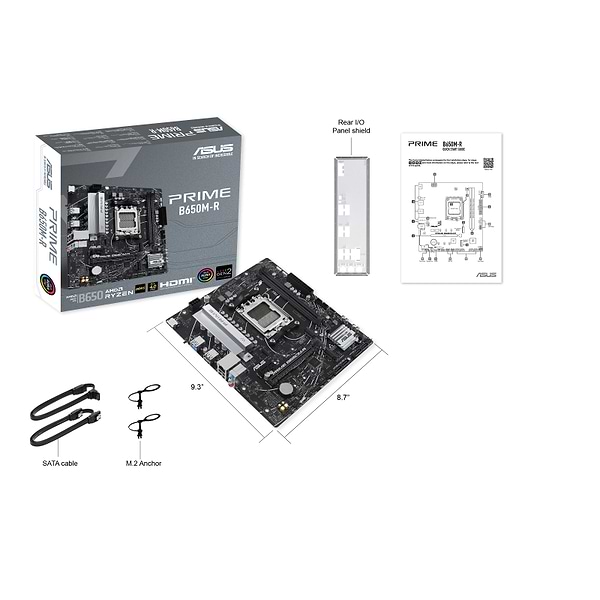 Фото - Материнська плата Asus PRIME B650M-R DDR5