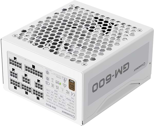 Фото - Блок живлення для ПК Gamemax ATX 600W (GM-600 Modular white)