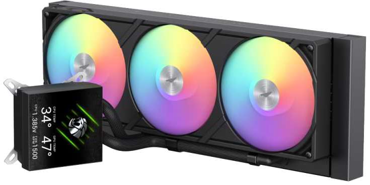 Процесорний кулер Gamemax GLACIER 360 LCD BK