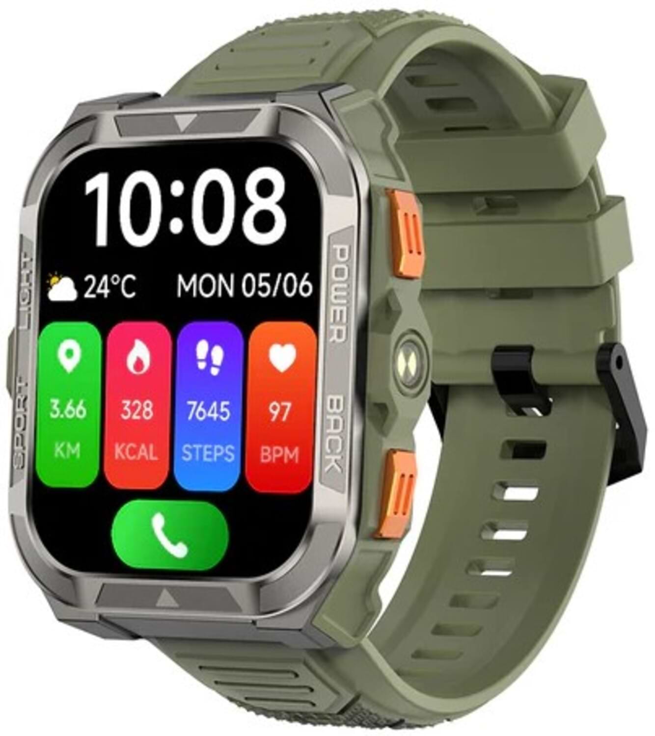 Смарт-годинник Blackview W80 Pro Green - Фото 1