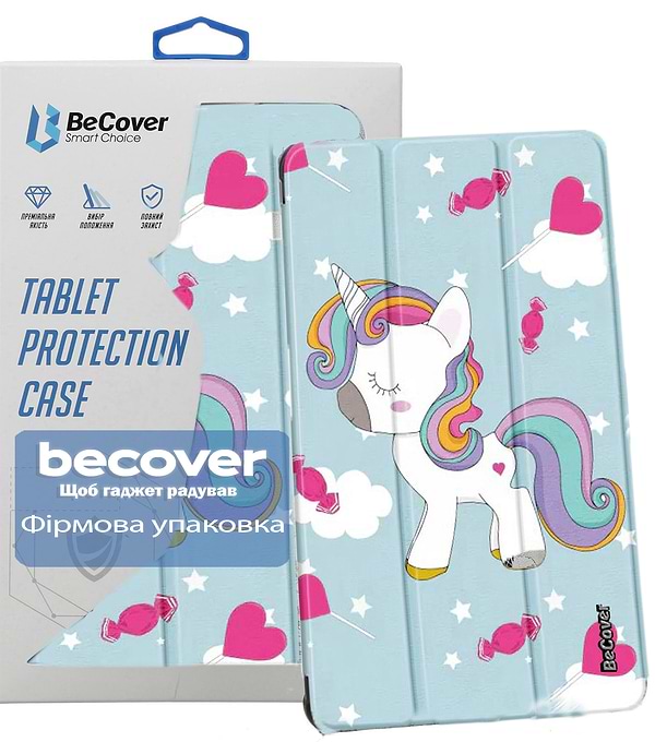 Фото - Чохол для планшета BeCover Smart Case for Lenovo Tab One/Tab K9 8.7" 2025 (TB305XU/FU) Unicorn (713750)