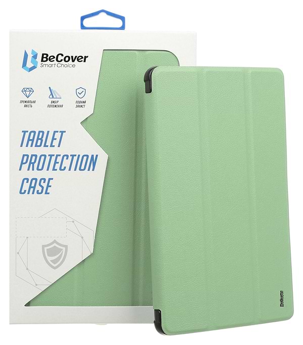 Фото - Чохол для планшета BeCover Soft Edge TPU з кріпленням для стілусу for Xiaomi Redmi Pad SE 8.7'' Green (712567)