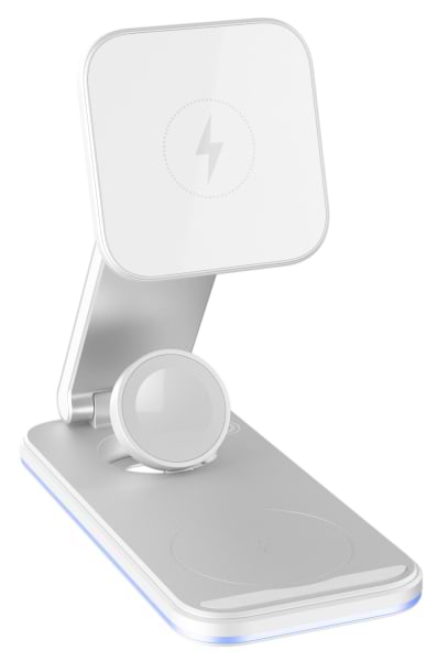 Фото - Бездротовий зарядний пристрій Proove Energy Fold 3 in 1 White