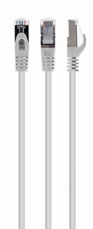 Кабель патч-корд Cablexpert S/FTP (PP6A-LSZHCU-W-1M) 50u 1m White - Фото 1