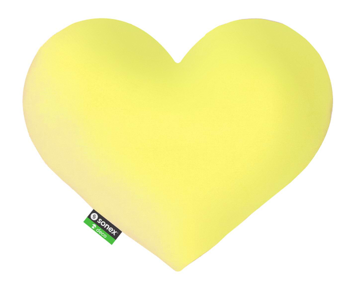 Подушка декоративна Sonex Love 40x40 см Yellow (SO102176) - Фото 1