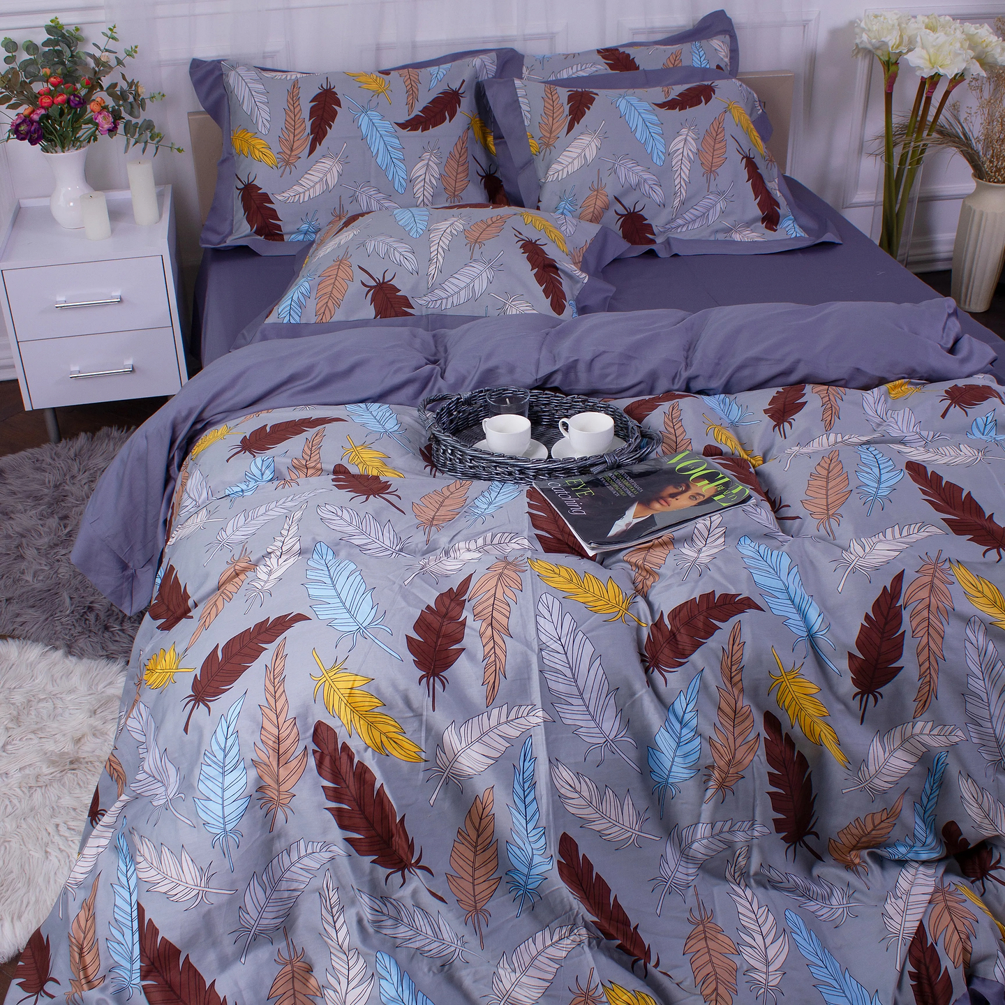 Комплект постільної білизни дитячий MirSon Elit Montrelle 110х140 (2200006840206)