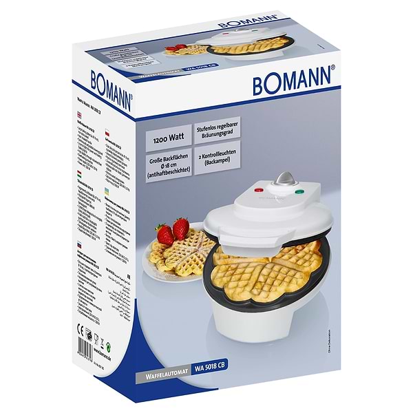 Фото - Вафельница Bomann WA 5018 СВ White