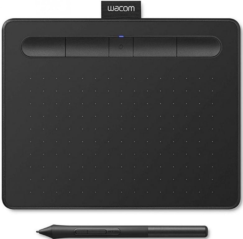 Графический планшет Wacom Intuos S Bluetooth Black (CTL-4100WLK-N)