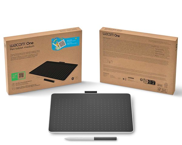 Фото - Графический планшет Wacom One M Bluetooth (CTC6110WLW1B)