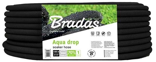 Фото - Шланг поливочний BRADAS Aqua-drop Flat 100 м (WAD1-2100)