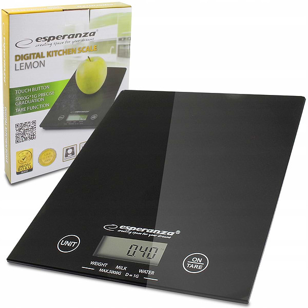 Фото - Весы кухонные Esperanza Scales EKS002K Black
