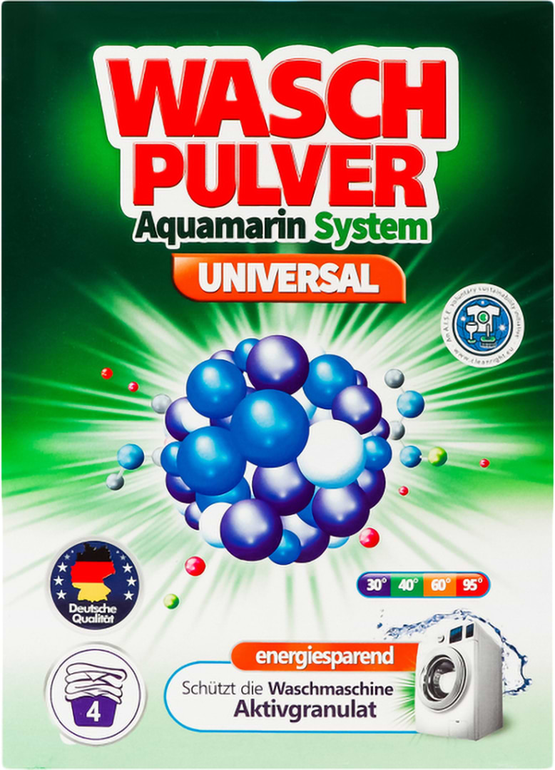 Стиральный порошок Wasch Pulver Universal 340 г (4260418935486) - Фото 1