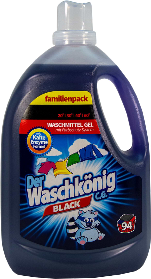 Гель для прання Waschkonig Black 3 305 мл (4260418935721) - Фото 1