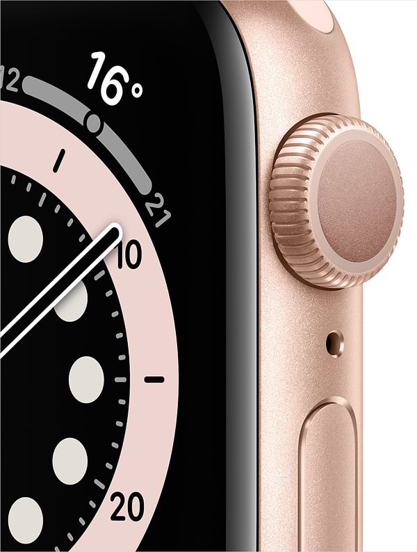 Фото - Смарт-годинник Apple Watch Series 6 40mm Gold Aluminium Case with Pink Sand Sport Band