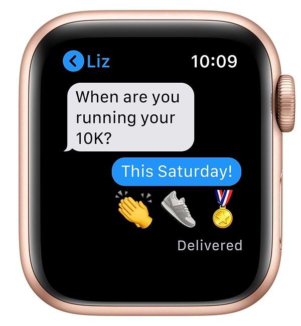 Фото - Смарт-годинник Apple Watch Series 6 40mm Gold Aluminium Case with Pink Sand Sport Band