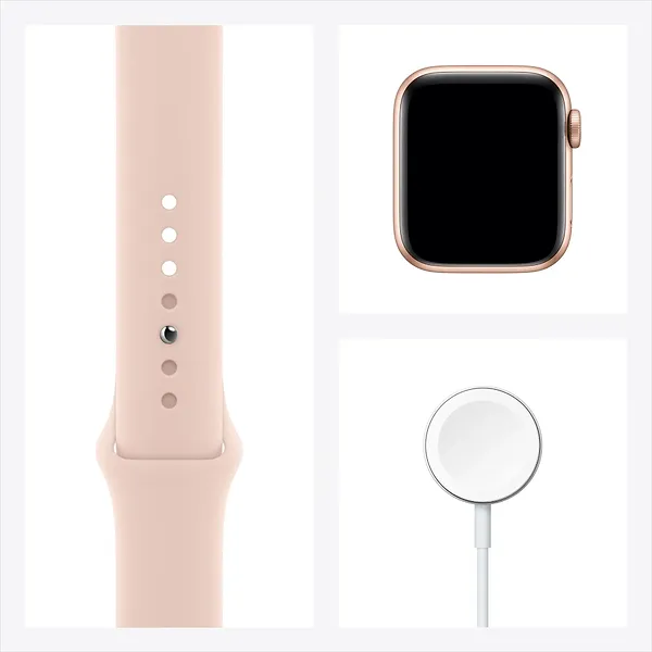 Фото - Смарт-годинник Apple Watch Series 6 40mm Gold Aluminium Case with Pink Sand Sport Band