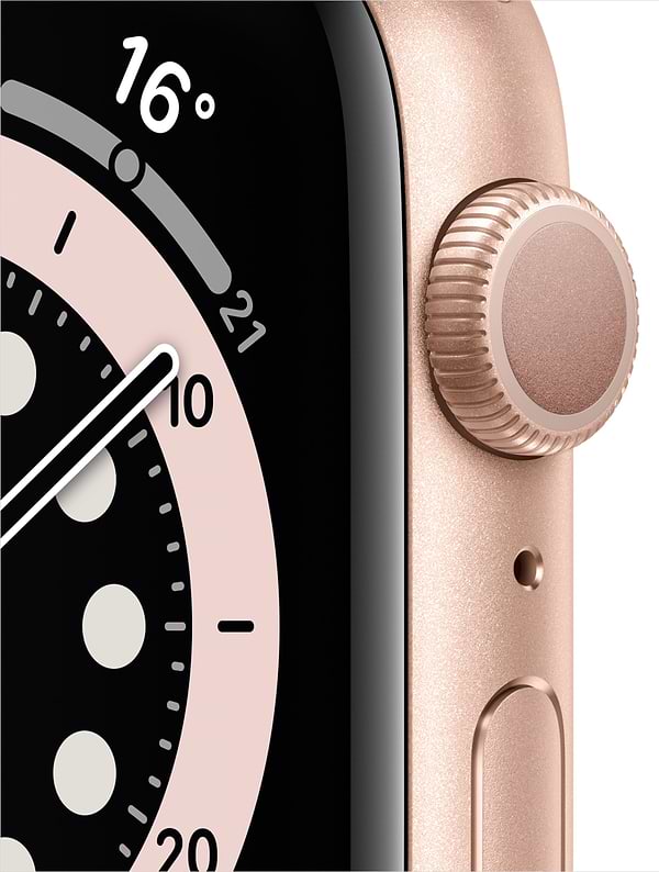 Фото - Смарт-часы Apple Watch Series 6 44mm Gold Aluminium Case with Pink Sand Sport Band