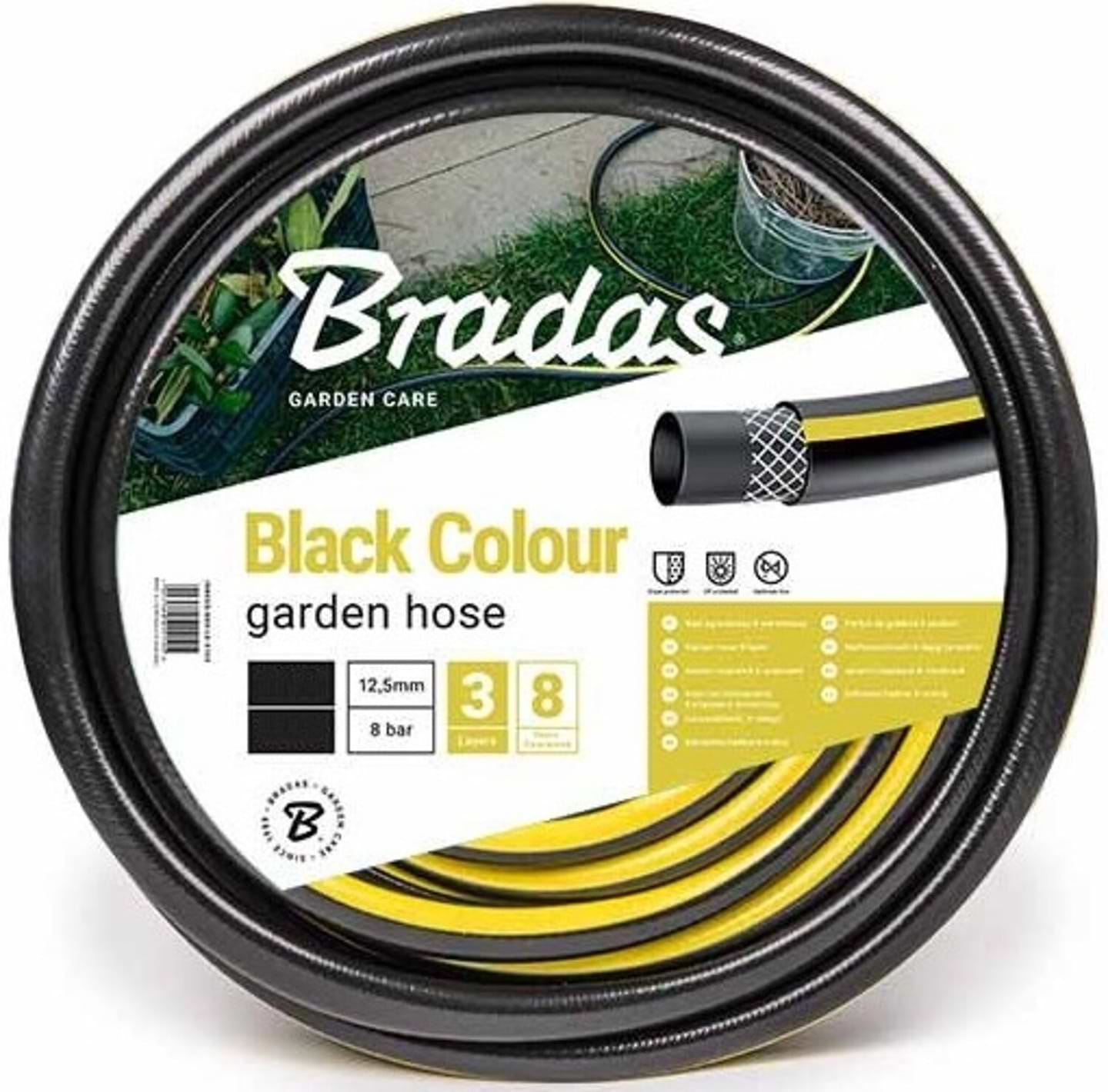 Шланг поливочний BRADAS Black Colour 1/2" 30 м (WBC1/230)