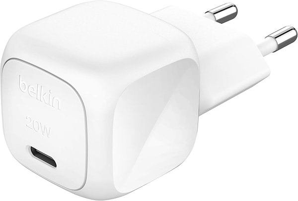 Фото - Сетевое зарядное устройство Belkin 20Вт USB-C PD PPS White (WCA009KQWH)