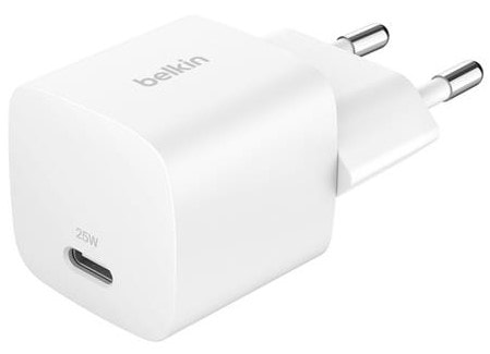 Мережевий зарядний пристрій Belkin 25Вт USB-С PD PPS White (WCA012KQWH) - Фото 1
