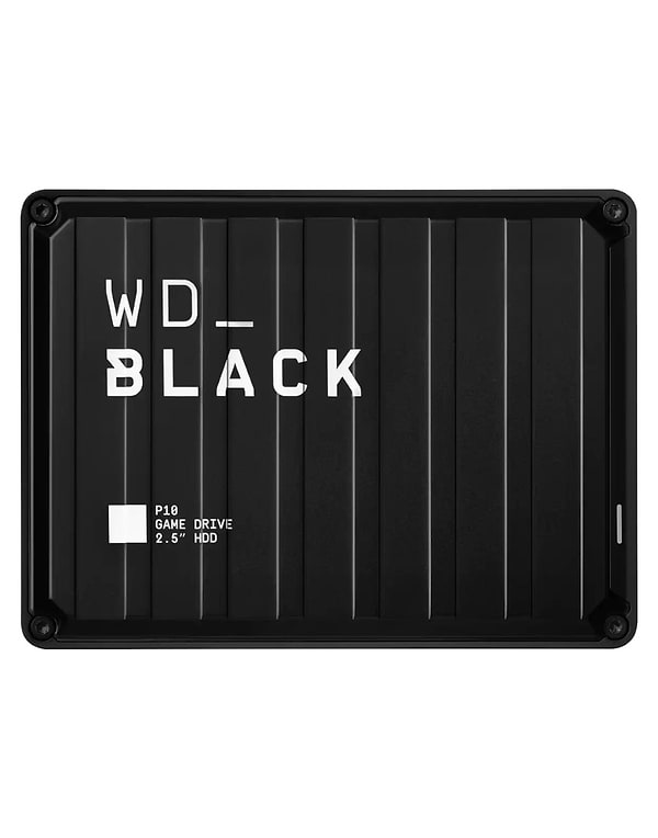 Фото - Жорсткий диск зовнішній Western Digital P10 Game Drive 2TB Black 2TB USB 3.2 (WDBA2W0020BBK-WES1)